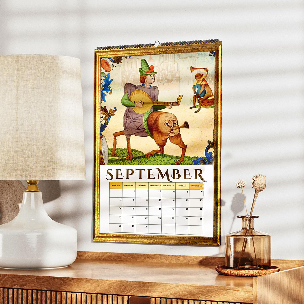 2025 Funny Medieval Calendar