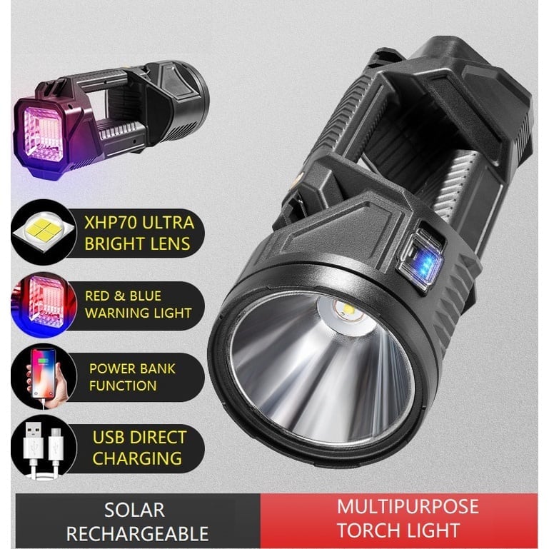 🔥🔥New German 1000000 lumens Waterproof Spot Lights Handheld Large searchlight