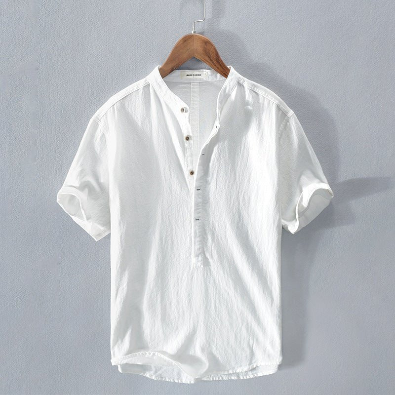 π₯ Men's New Linen Casual Short Sleeve Shirt