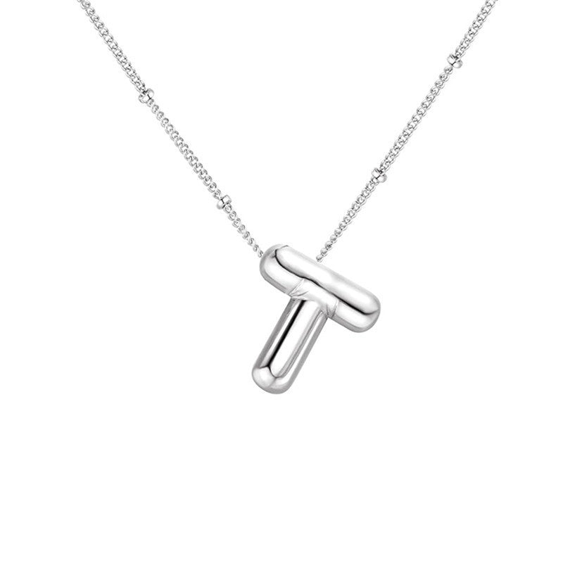 🔥Summer sale🎁⏰Bubble Letter Necklace