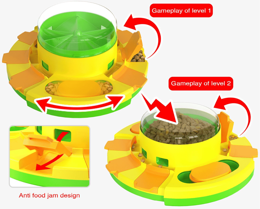 🔥Summer hot sale 49% OFF - Wisdom Dog Toys Slow Leakage Feeding Training