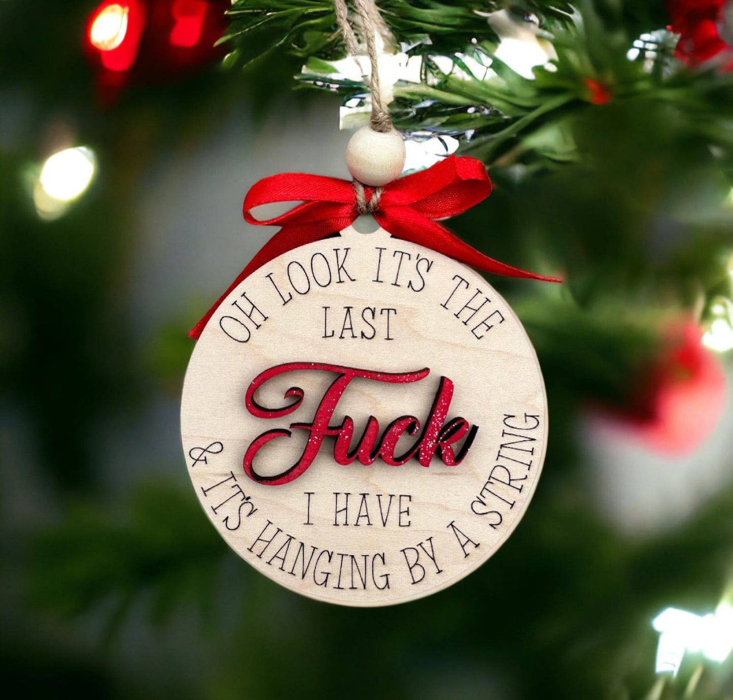 🔥CHRISTMAS PRE-SALE 50% OFF🎁-🤣Funny Adult Christmas Ornament🎄