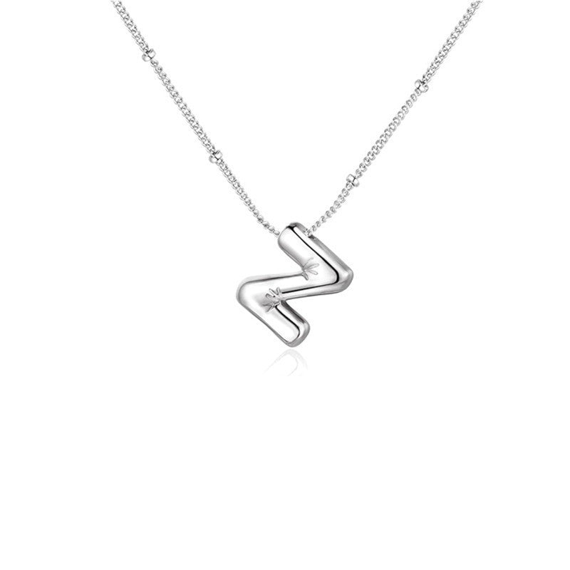 🔥Summer sale🎁⏰Bubble Letter Necklace