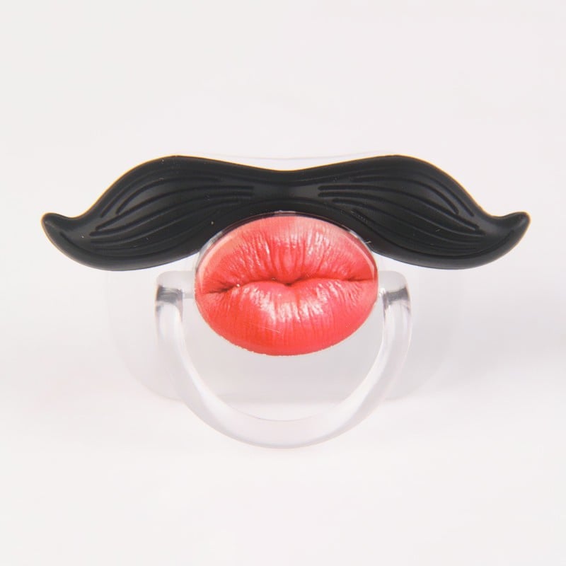 Funny Toddler Orthodontic Mustache Pacifiers for Babies