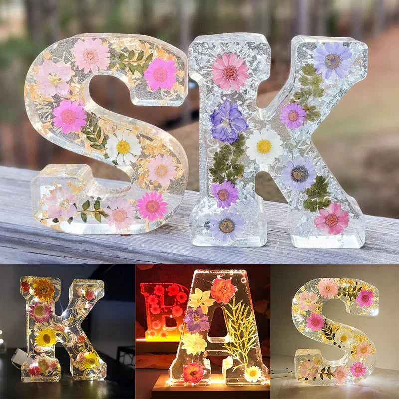 🌸Floral Resin Night Light
