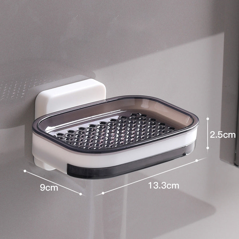 Double Soap Dish with Draining Tray