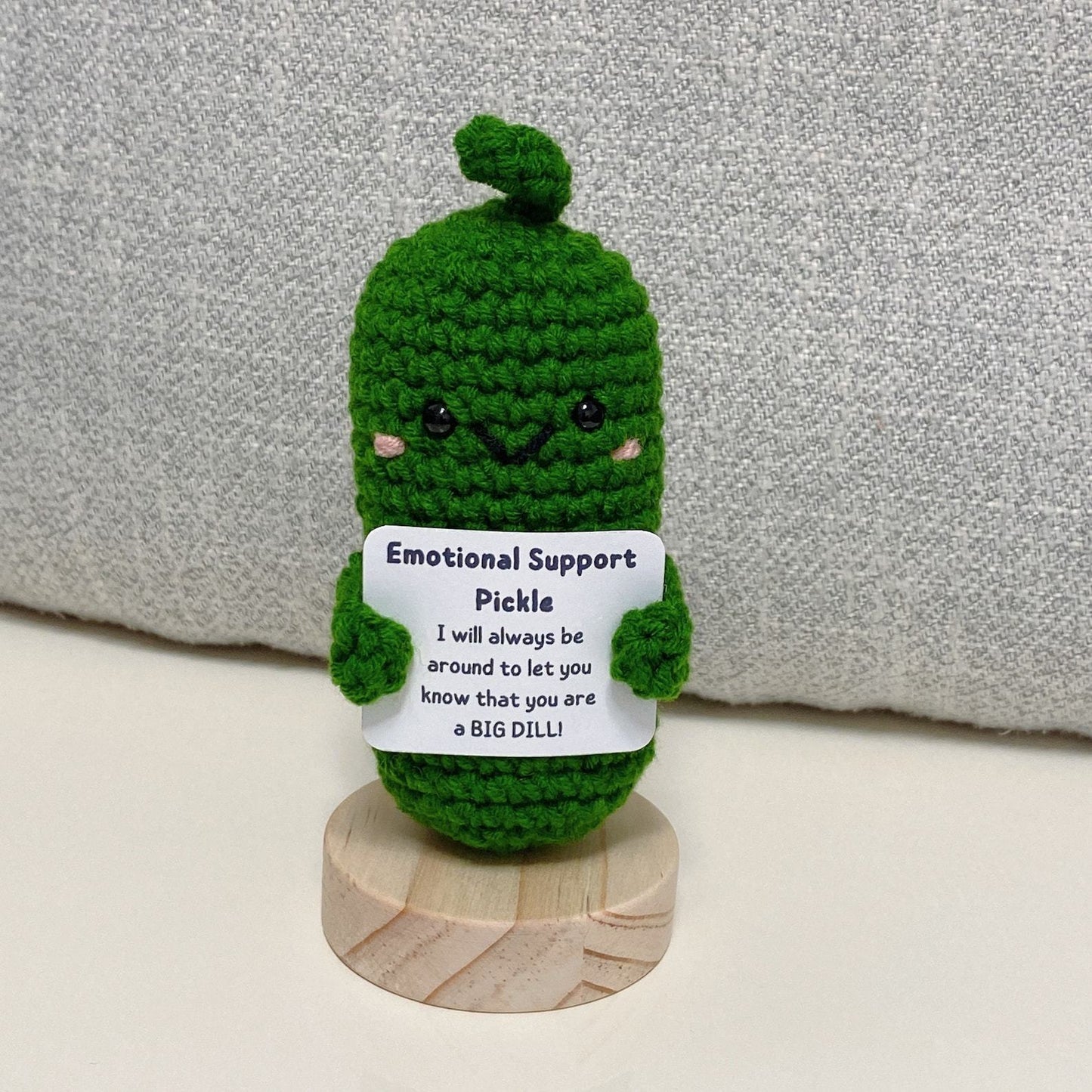 🌲HOT SALE 49% OFF🔥-🥒Handmade Emotional Support Pickle Gift