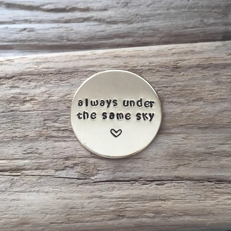 🎄CHRISTMAS PREFERRED🎁 - HEARTFELT PEWTER POCKET TOKENS