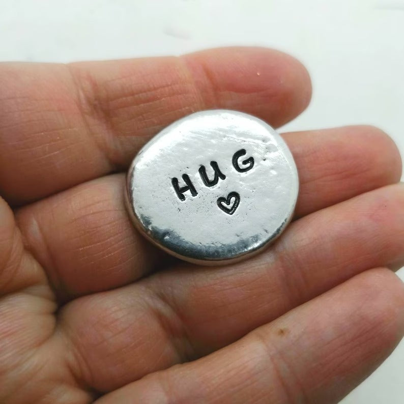 🎄CHRISTMAS PREFERRED🎁 - HEARTFELT PEWTER POCKET TOKENS