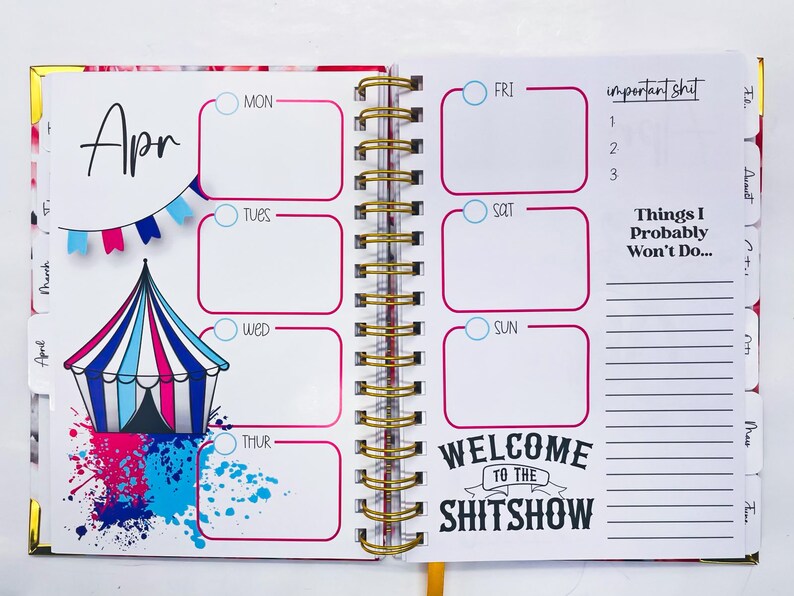 My Fucking Planner: The Ultimate Sweary Organizer! ๐