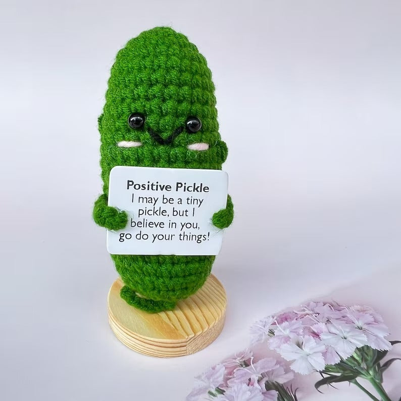 🌲HOT SALE 49% OFF🔥-🥒Handmade Emotional Support Pickle Gift