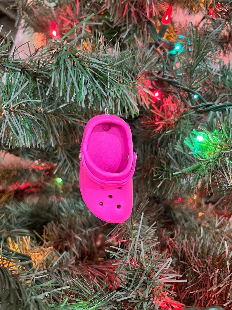 Mini Croc Christmas Ornament