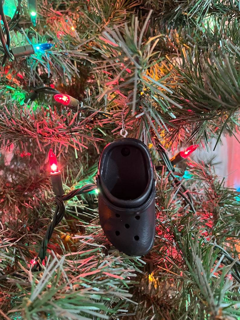 Mini Croc Christmas Ornament