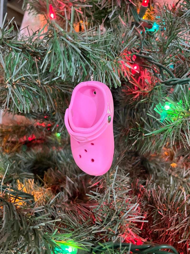 Mini Croc Christmas Ornament