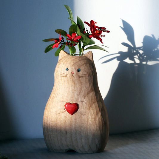 🎅2024 Christmas Gift--🐱Handmade Cat Vase