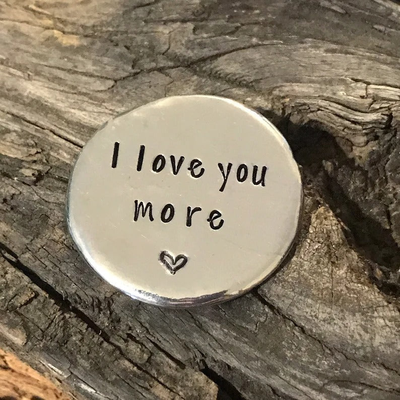 🎄CHRISTMAS PREFERRED🎁 - HEARTFELT PEWTER POCKET TOKENS