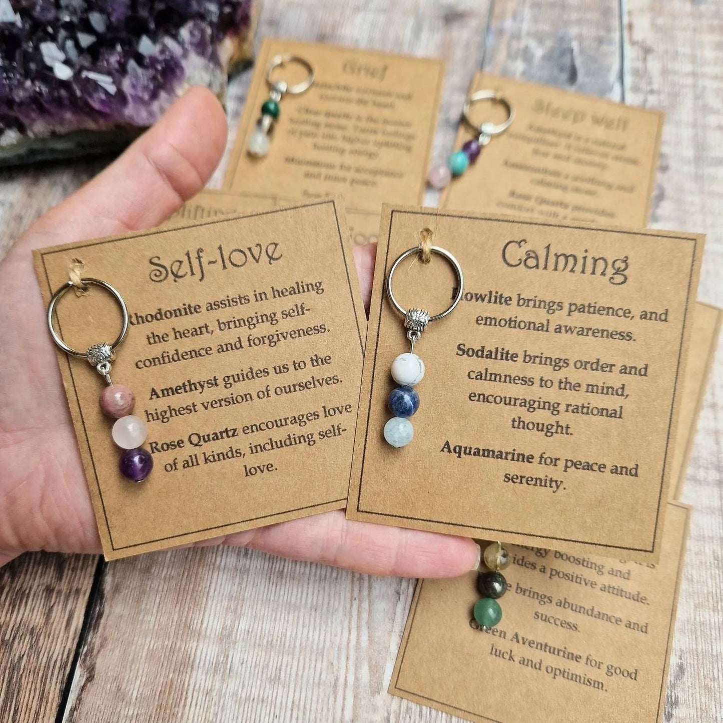 💖Gemstone Keychain Gift