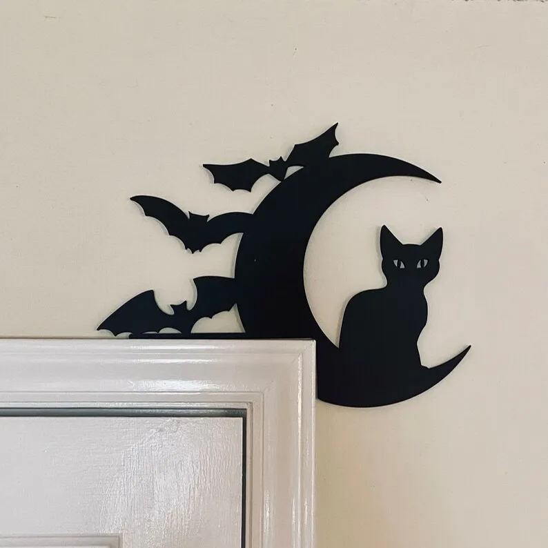 🖤Halloween Gift 50% Off--Metal Halloween Door Topper