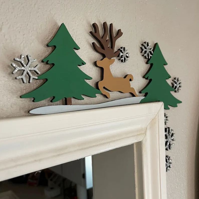 π
2024 Christmas Gift 50% Off--Metal Christmas Door Topper