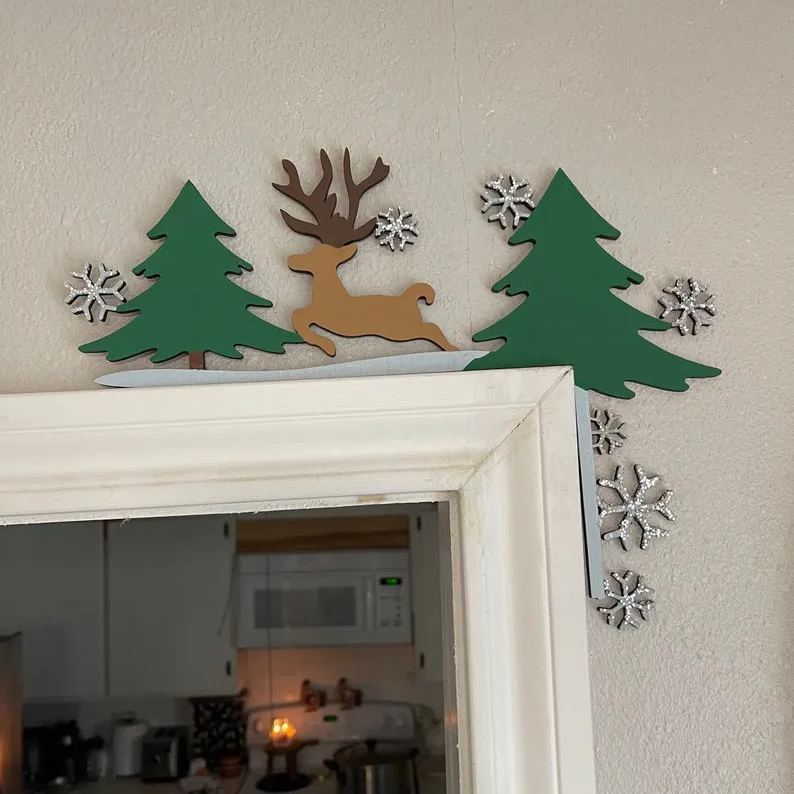 π
2024 Christmas Gift 50% Off--Metal Christmas Door Topper