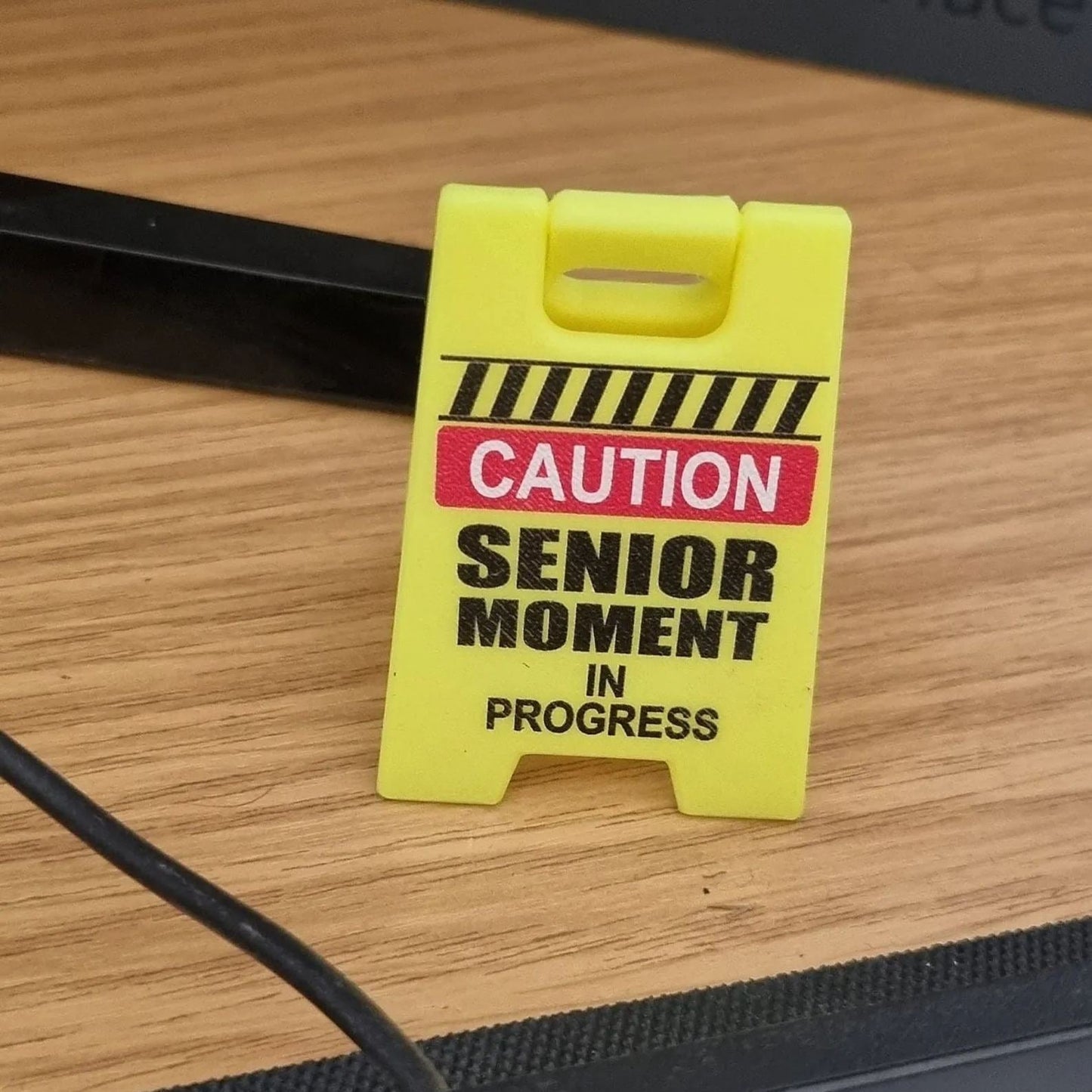 🤣Funny Desk Hazard Caution Sign
