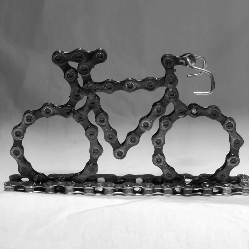 🎄Christmas Gift--Metal Bike Chain Ornament