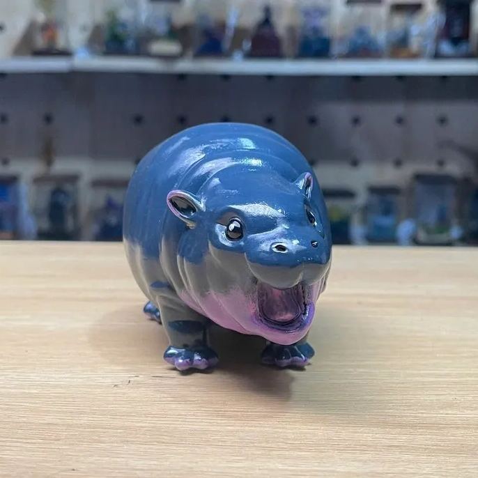 🦛Moo Deng Baby Pygmy Hippo Collectible - Limited Edition