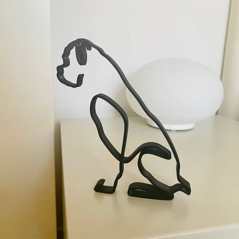 Cat Minimalistic Sculpture