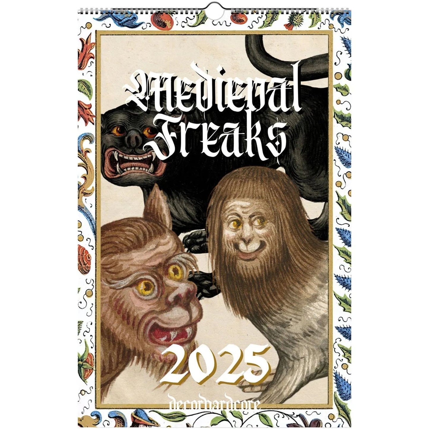 2025 Medieval Freaks Wall Calendarđ