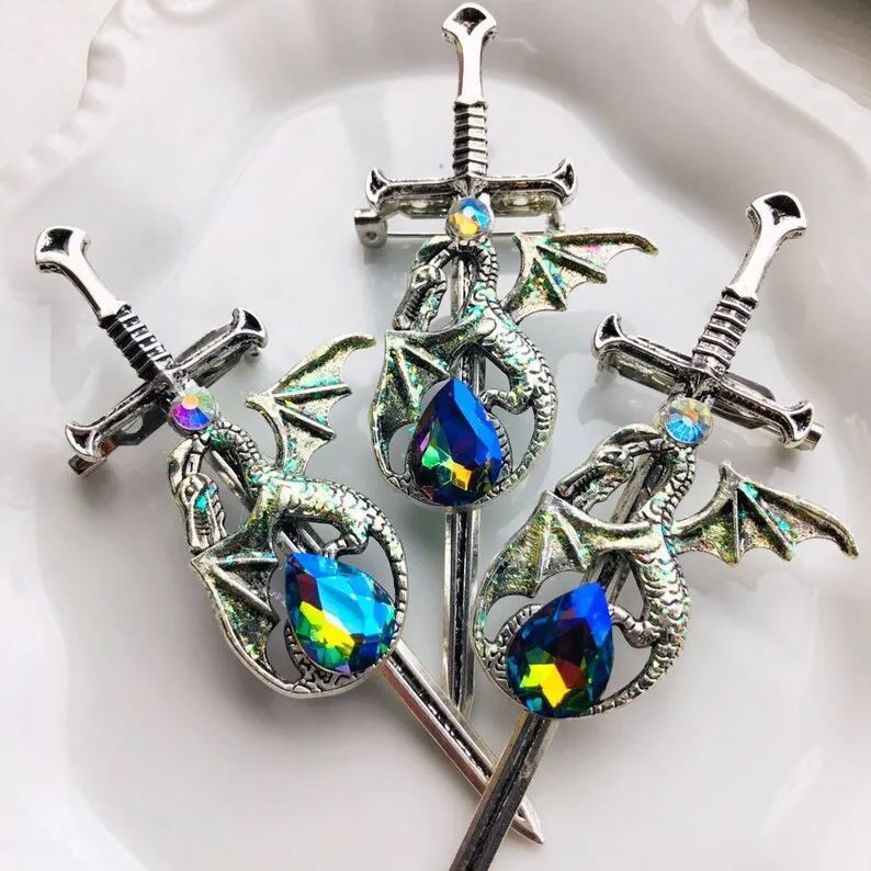 Dragon Sword Pin