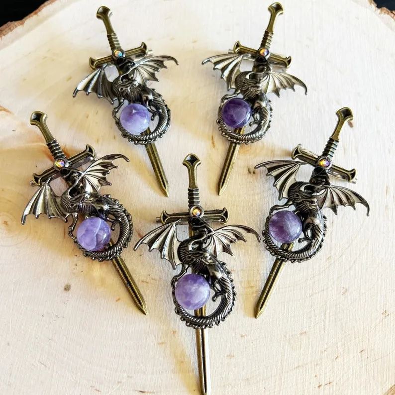 Dragon Sword Pin