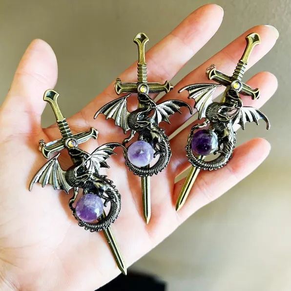 Dragon Sword Pin