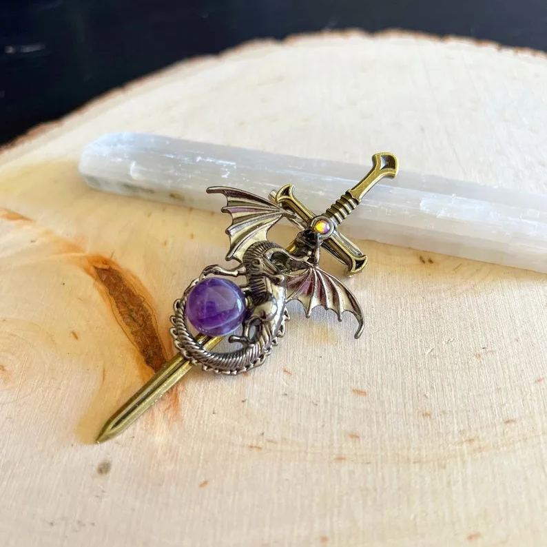 Dragon Sword Pin