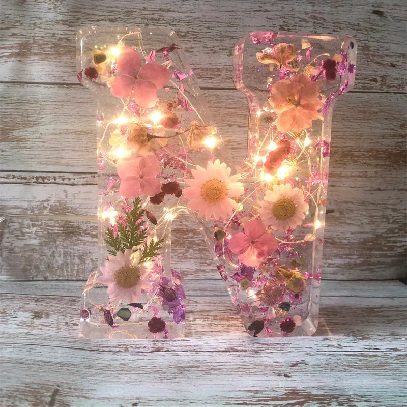 🌸Floral Resin Night Light