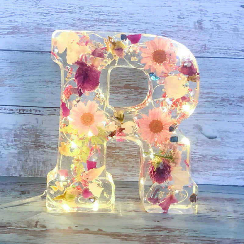 🌸Floral Resin Night Light