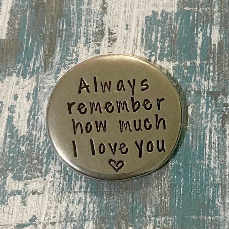 🎄CHRISTMAS PREFERRED🎁 - HEARTFELT PEWTER POCKET TOKENS