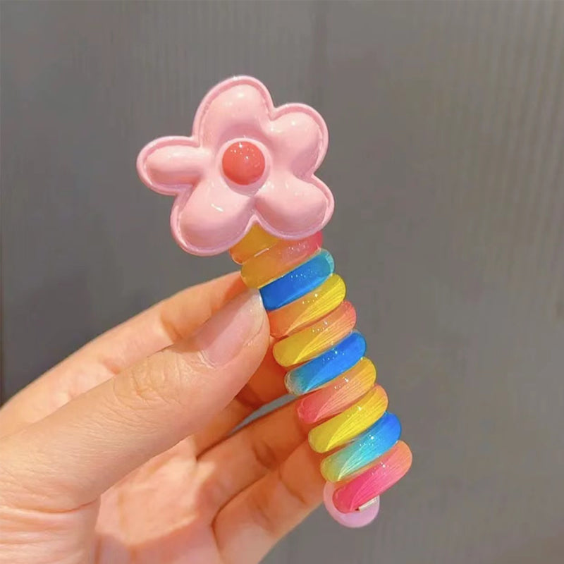 Early Christmas Sale🎄- Colorful Telephone Wire Hair Bands for Kids