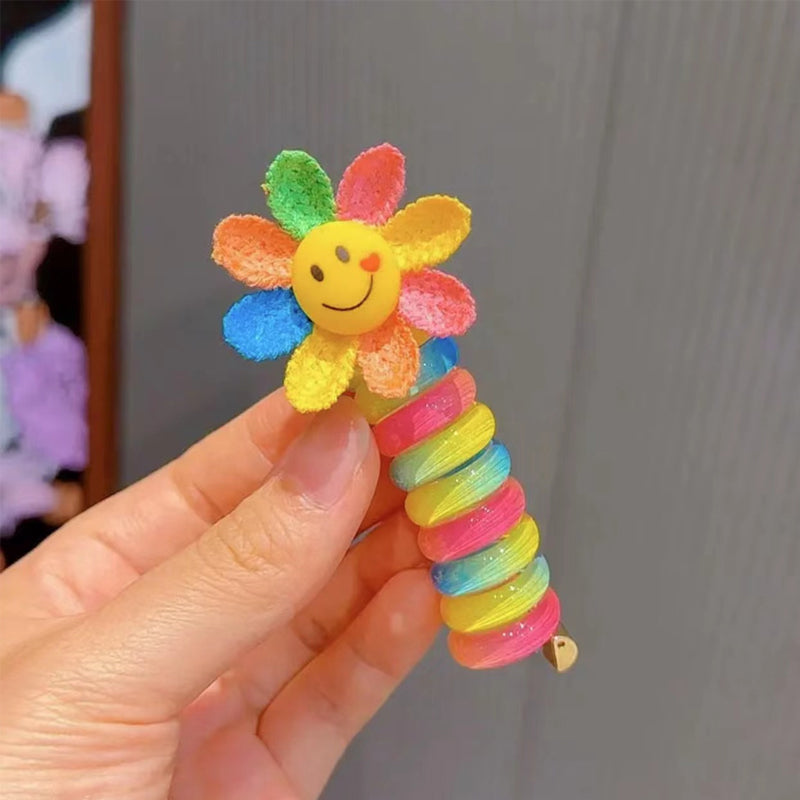 Early Christmas Sale🎄- Colorful Telephone Wire Hair Bands for Kids