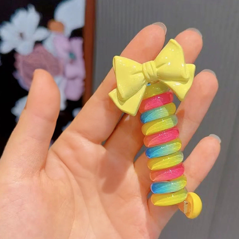 Early Christmas Sale🎄- Colorful Telephone Wire Hair Bands for Kids