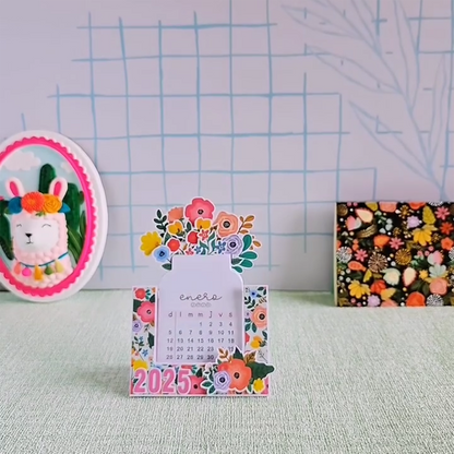 🌷Best Christmas Gift🎁--2025 Bloomy Flowers Desk Calendar📅