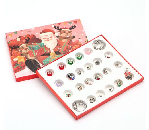 💥78% OFF NOW💥--24 Pcs DIY Christmas Advent Calendar Bracelets Set🎁