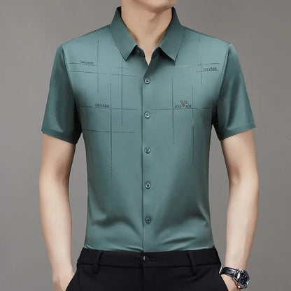 MEN'S ICE SILK BUSINESS SHIRT