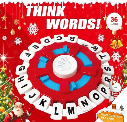 🎅Christmas Sale 49% OFF🎄🔥Word Game | Fast-Paced Family Board Game| Learning Game Great for All Ages🔥