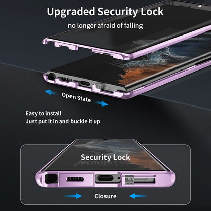 Magnetic Double-sided Tempered Glass Case