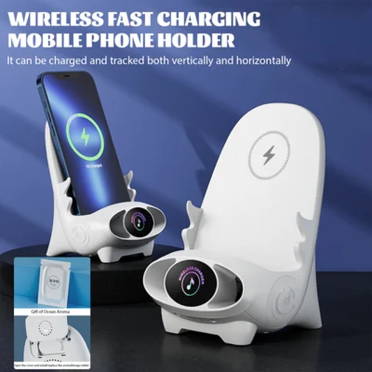 š„2024 Mini Chair Wireless Fast Charger Multifunctional Phone Holder ā Adapts to All Phones