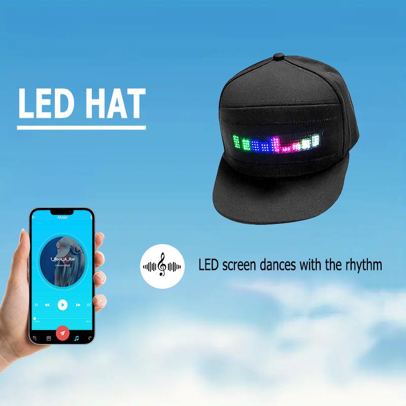 Personalized LED Display Cap
