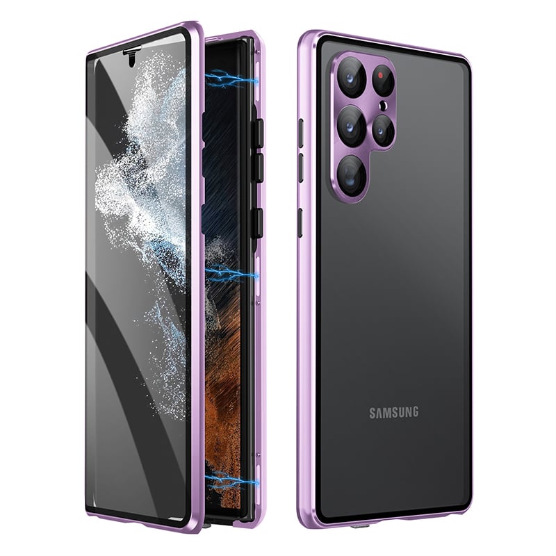 Magnetic Double-sided Tempered Glass Case