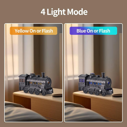 Humidifiers for Bedroom, Cool Quiet Steam Train Looking Mist Air Humidifier Diffuse