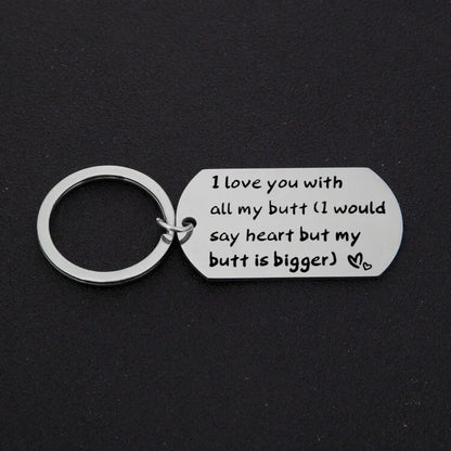 Funny Promise Keychain | Valentine's Gift
