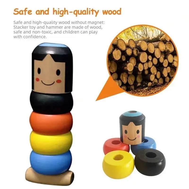 🔥The Magic Wooden Man Who Can't Be Broken Up